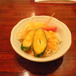 サモサ　ランチサラダ
